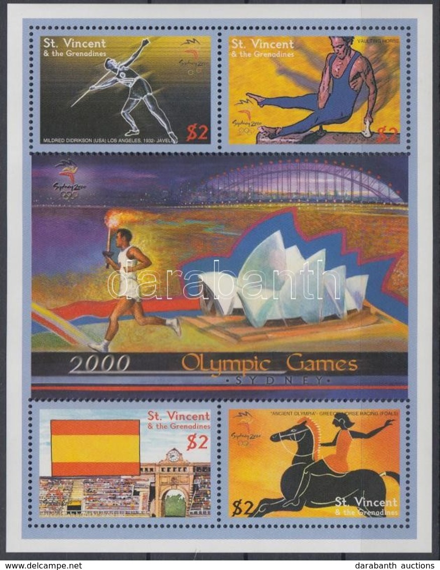 ** 2000 Olimpia Sydney Kisív Mi 4907-4910 - Andere & Zonder Classificatie