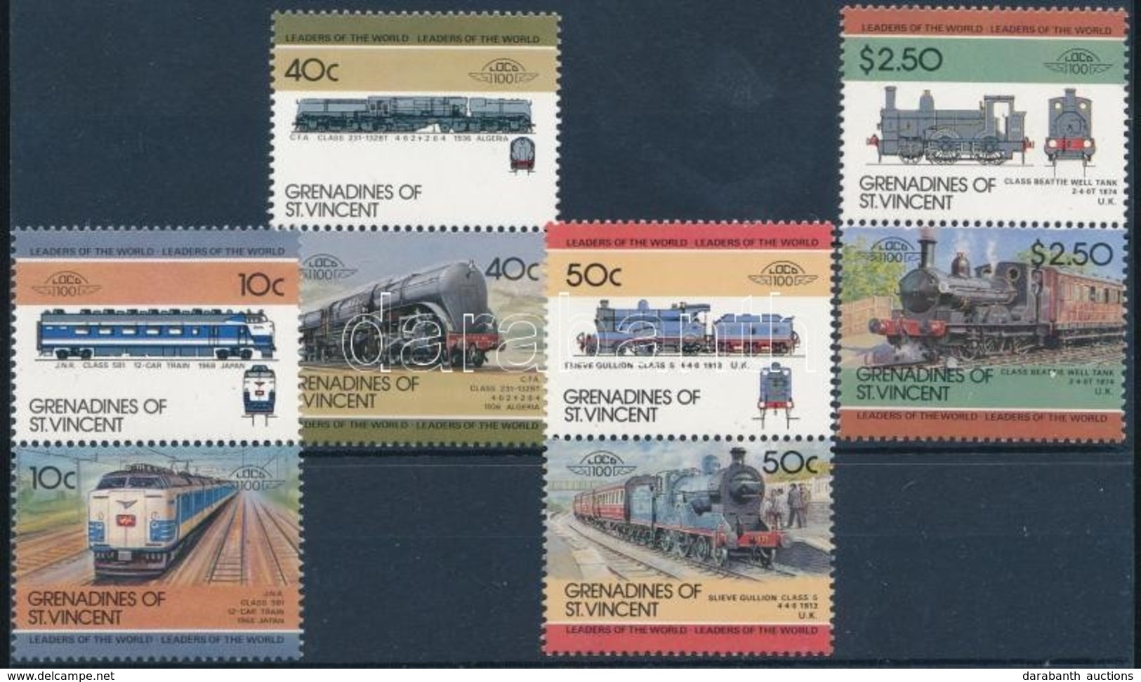 ** 1984-1985 Gőzmozdonyok 2 Db Sor Mi 284-299 + 401-408 - Andere & Zonder Classificatie