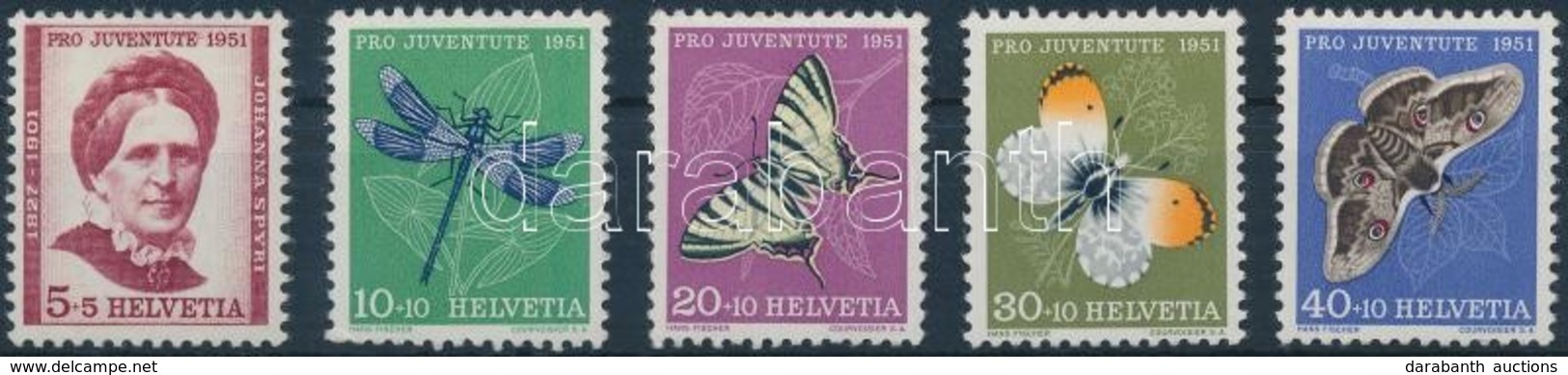 ** 1951 Pro Juventute Sor Mi 561-565 - Other & Unclassified