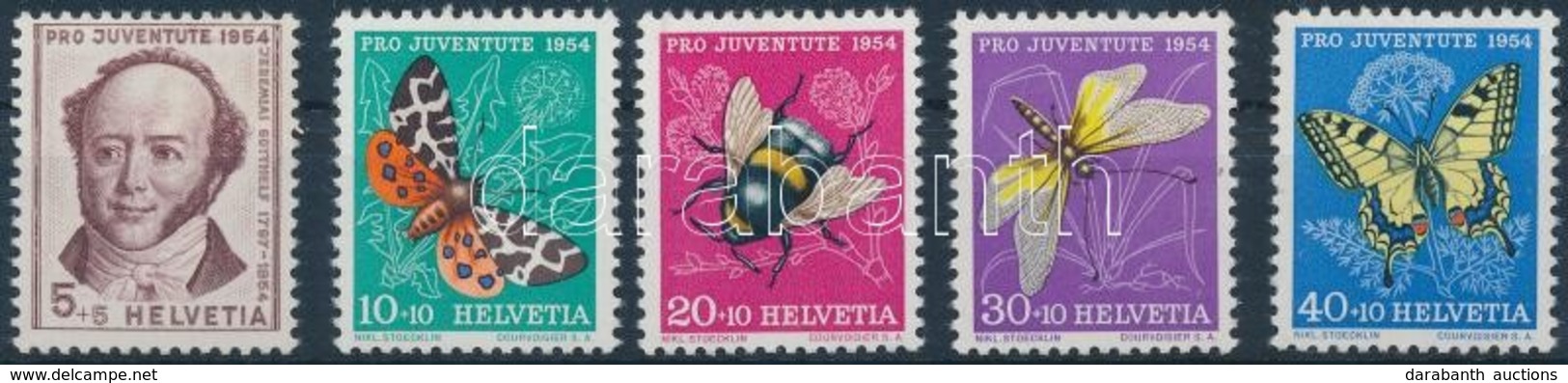 ** 1954 Pro Juventute Sor Mi 602-606 - Other & Unclassified