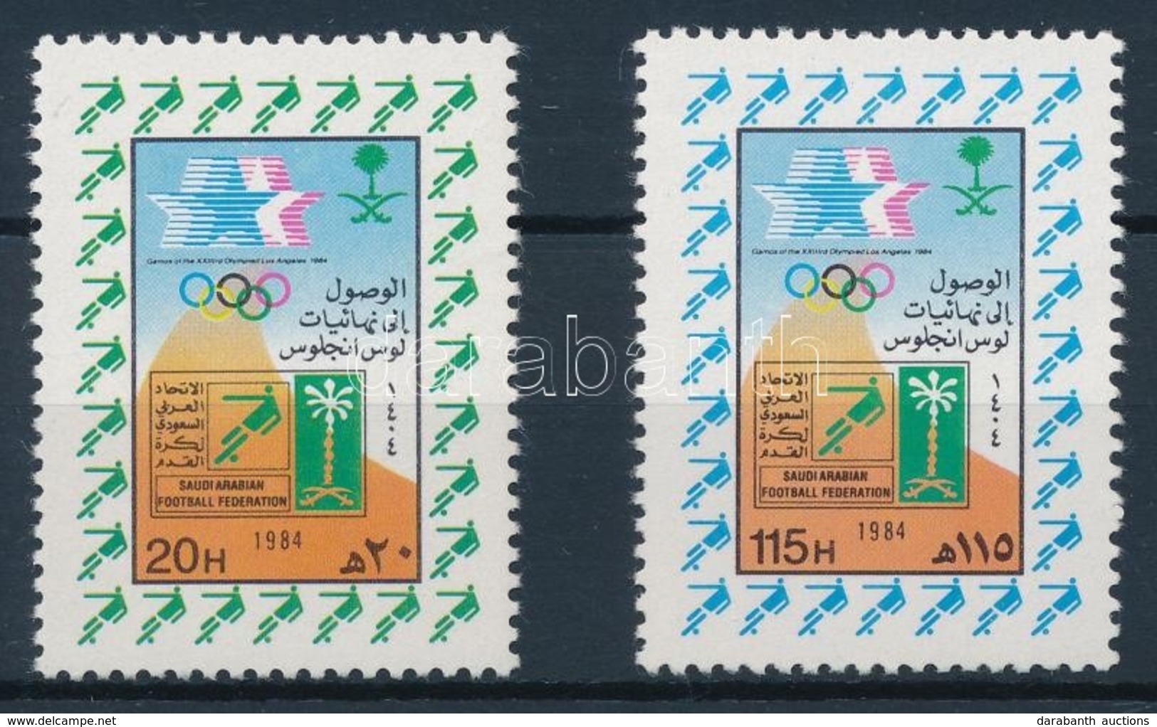 ** 1984 Los Angeles-i Olimpia Sor Mi 790-791 - Andere & Zonder Classificatie