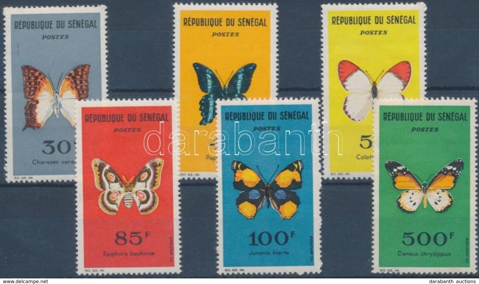 ** 1963 Lepkék Sor Mi 267-272 - Andere & Zonder Classificatie