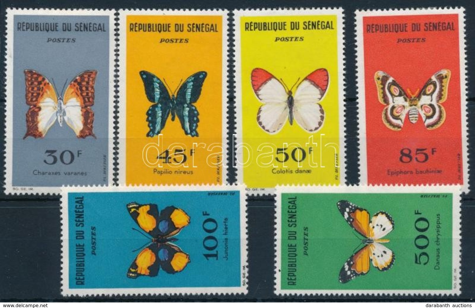 * 19630 Pillangó Sor Mi 267-272 - Andere & Zonder Classificatie