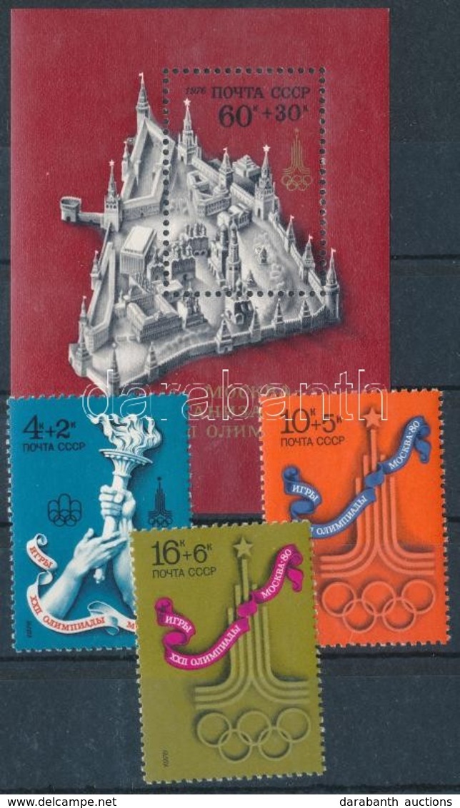 ** 1976 Olimpia Sor Mi 4563-4565 + Blokk Mi 117 - Andere & Zonder Classificatie