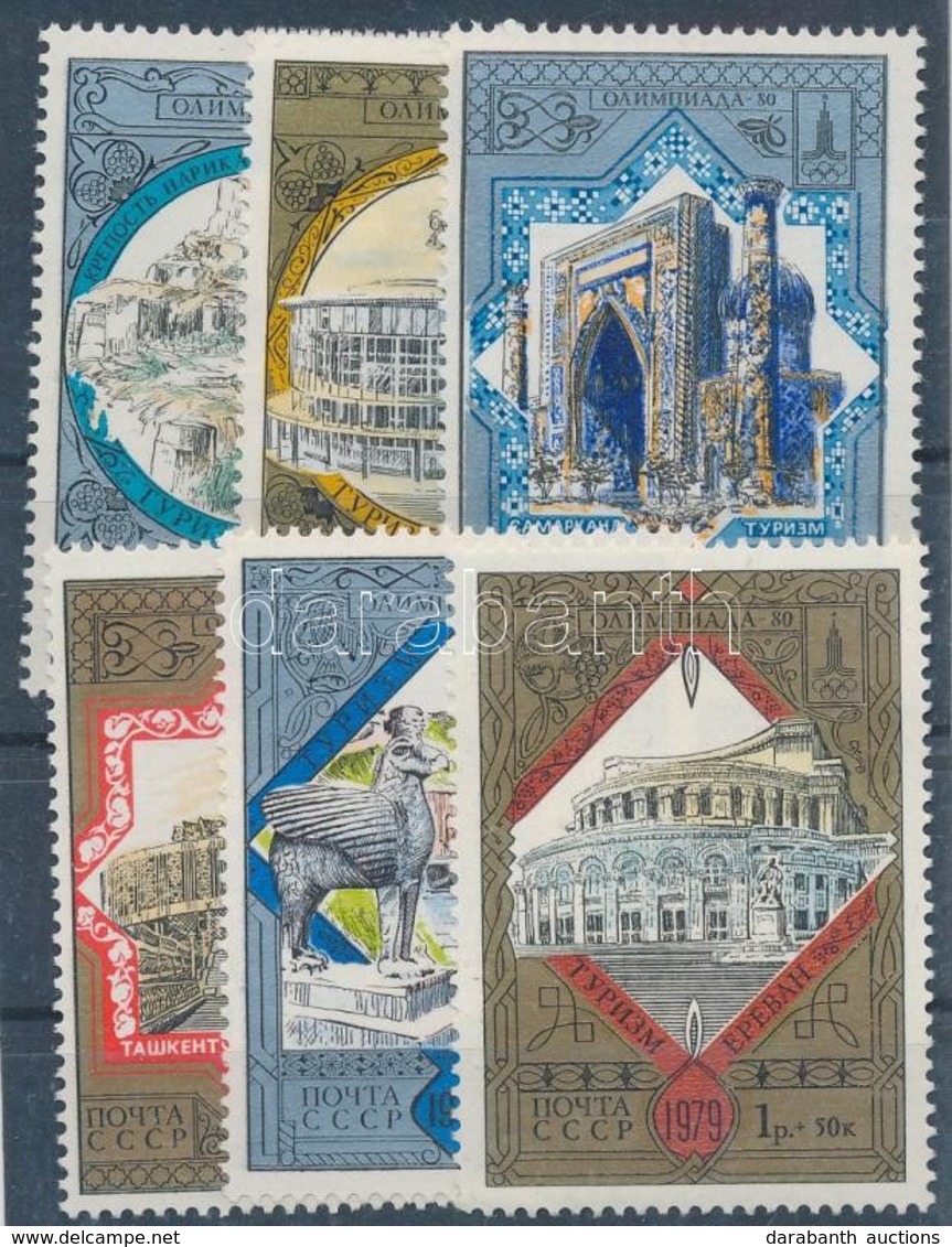 ** 1979 Nyári Olimpia 1980 (XI) Sor Mi 4872-4877 - Andere & Zonder Classificatie