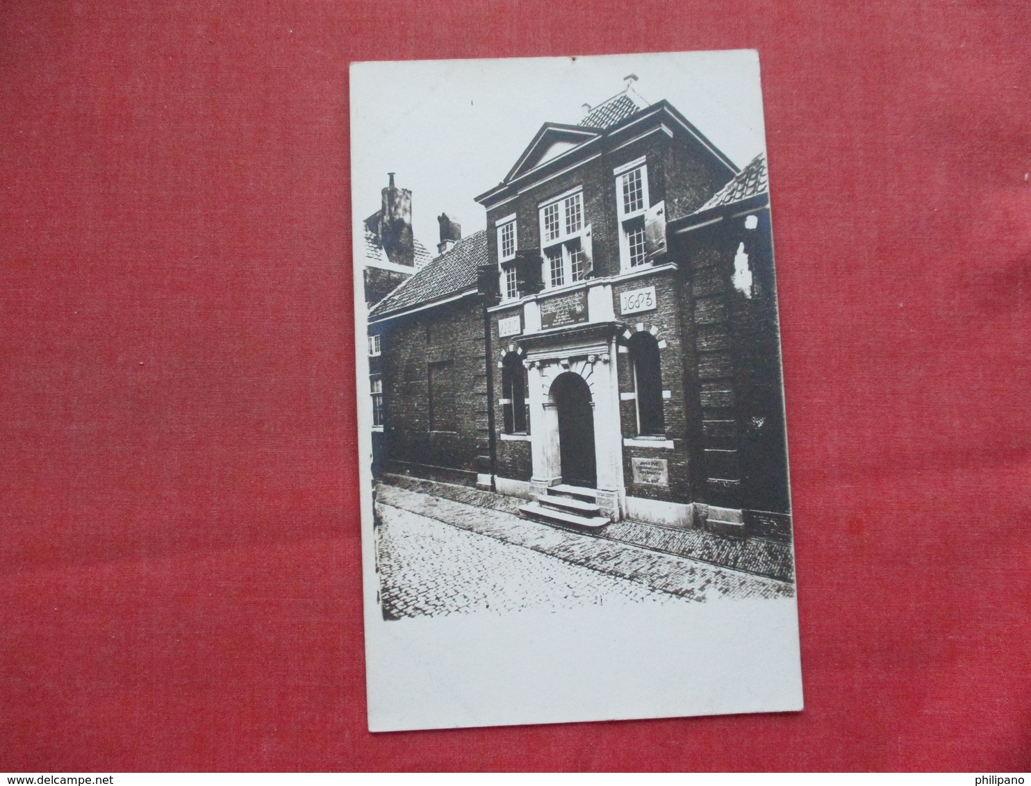 Netherlands > Zuid-Holland > Leiden----  RPPC John Robinson House    Ref 3388 - Leiden