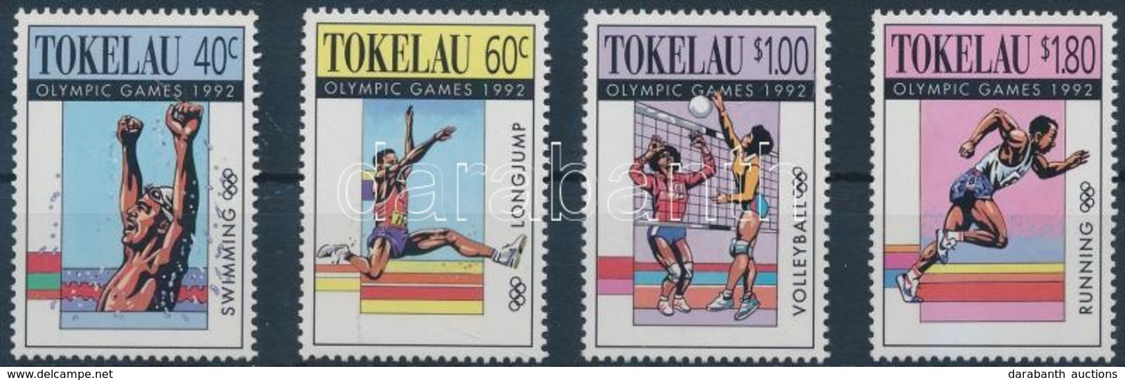 ** 1992 Nyári Olimpia Sor Mi 184-187 - Andere & Zonder Classificatie