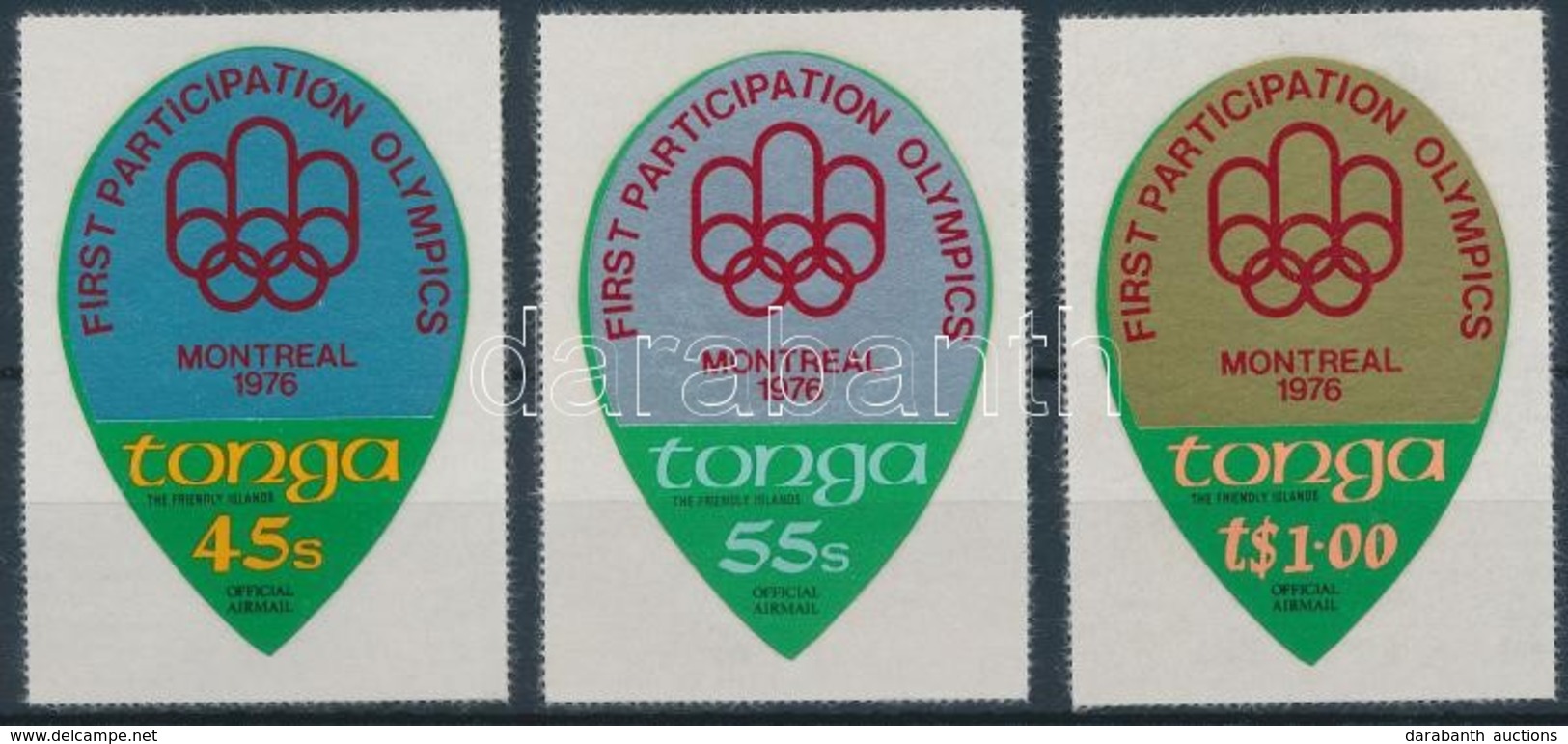 ** 1976 Nyári Olimpia Hivatalos Sor Mi 141-143 - Andere & Zonder Classificatie