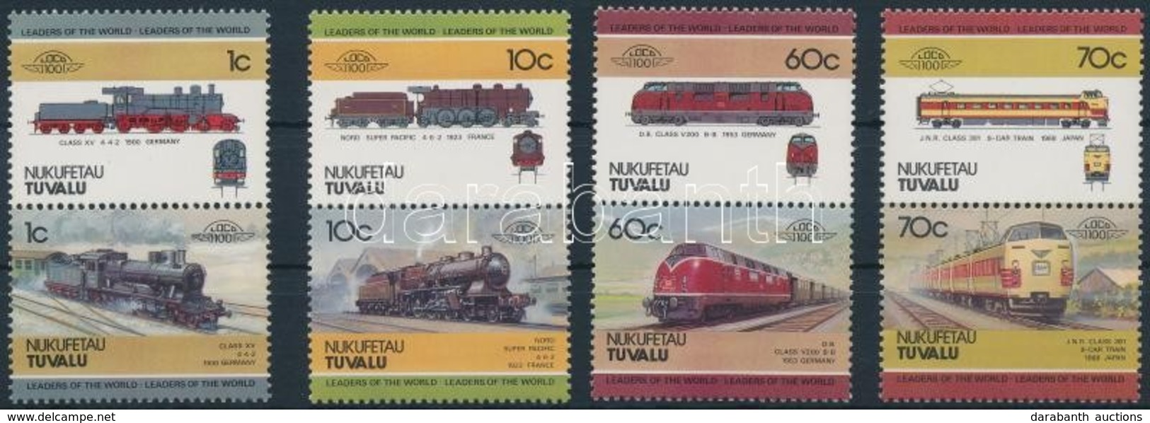 ** 1985 Mozdony (I) Sor 4 Párban Mi 31-38 - Altri & Non Classificati