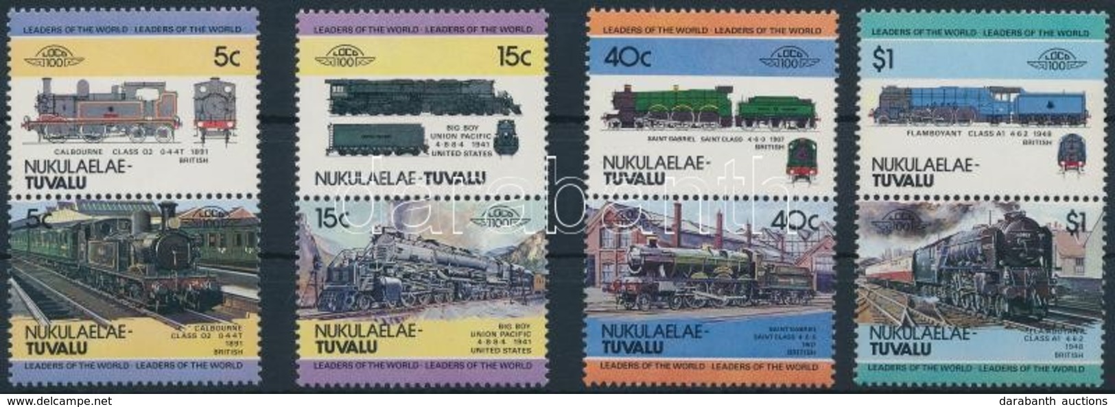 ** 1984 Mozdony (I) Sor 4 Párban Mi 1-8 - Andere & Zonder Classificatie