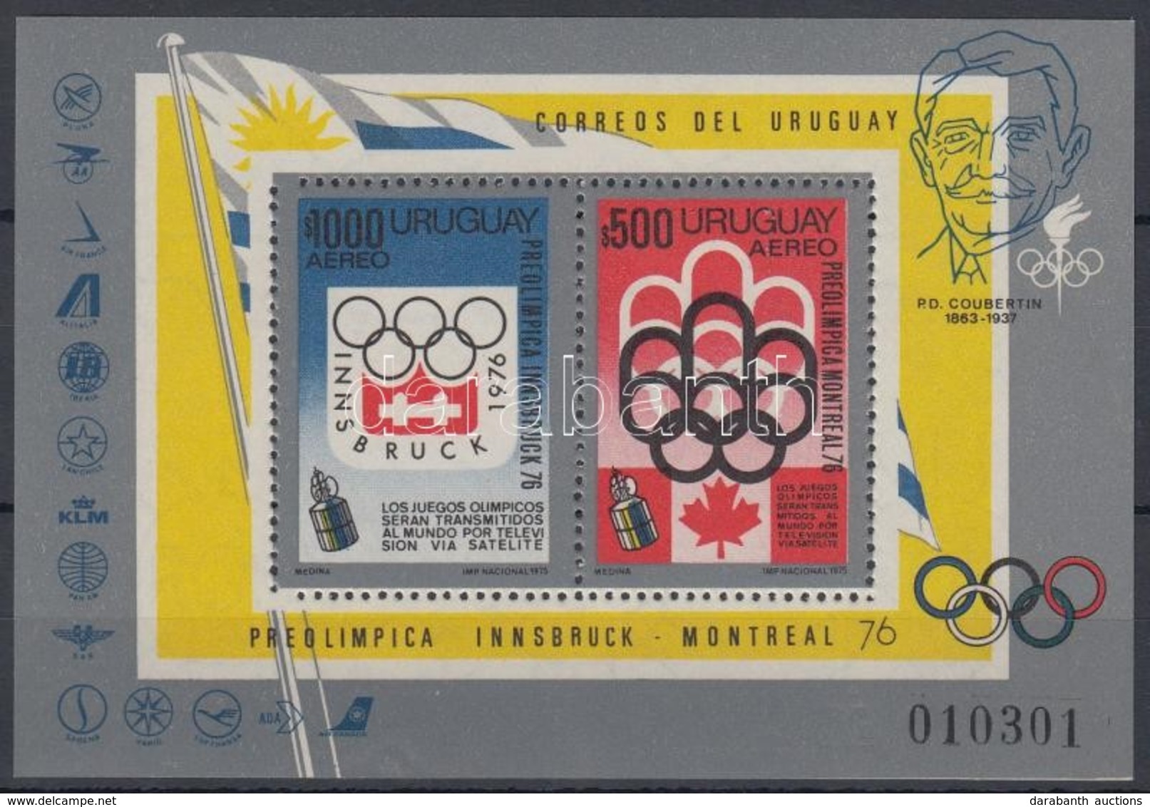 ** 1975 Olimpiai Játékok Blokk Mi 24 - Other & Unclassified