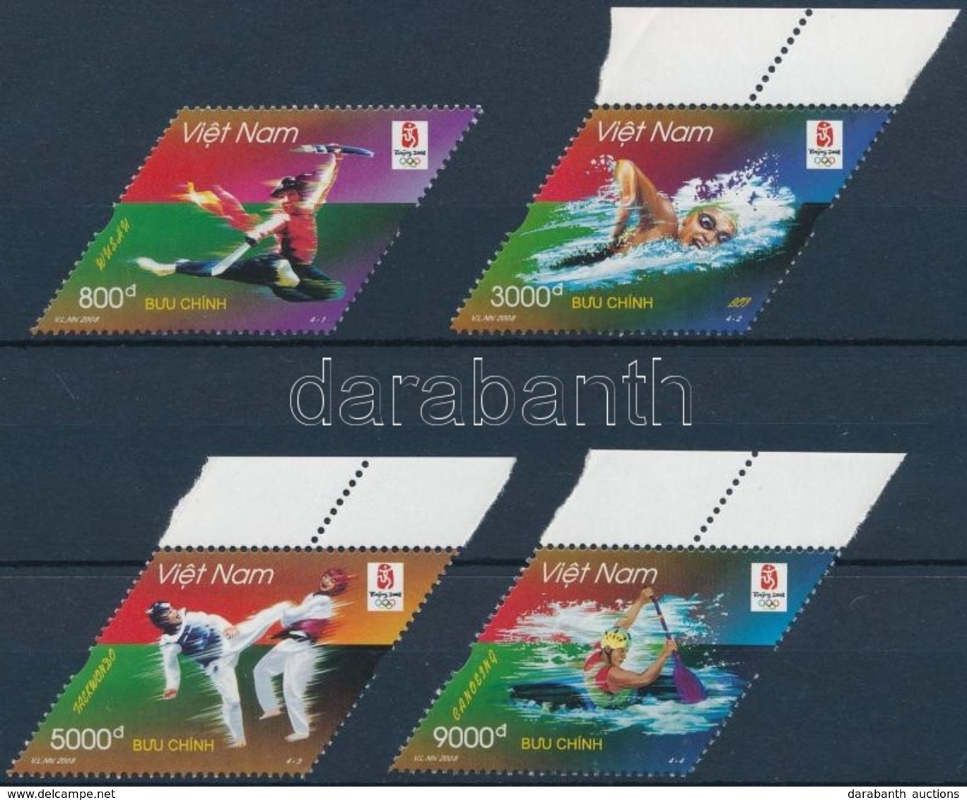 ** 2008 Nyári Olimpia Sor Mi 3489-3492 - Andere & Zonder Classificatie