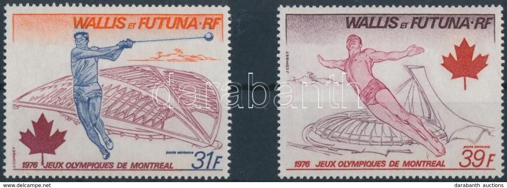 ** 1976 Nyári Olimpia Sor Mi 277-278 - Andere & Zonder Classificatie