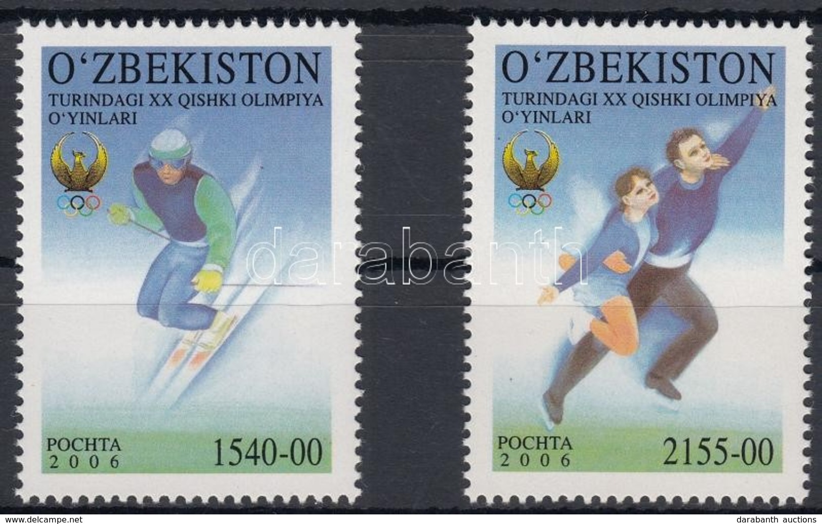 ** 2006 Téli Olimpia, Torino Sor Mi 613-614 - Andere & Zonder Classificatie