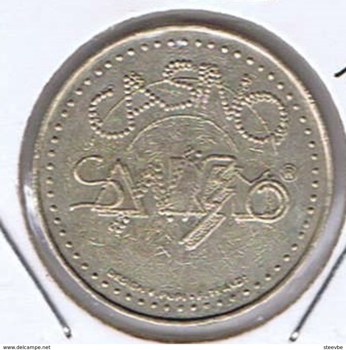 Casino Chip Token Casino Municipal De San - Remo Italy 1986 - Casino