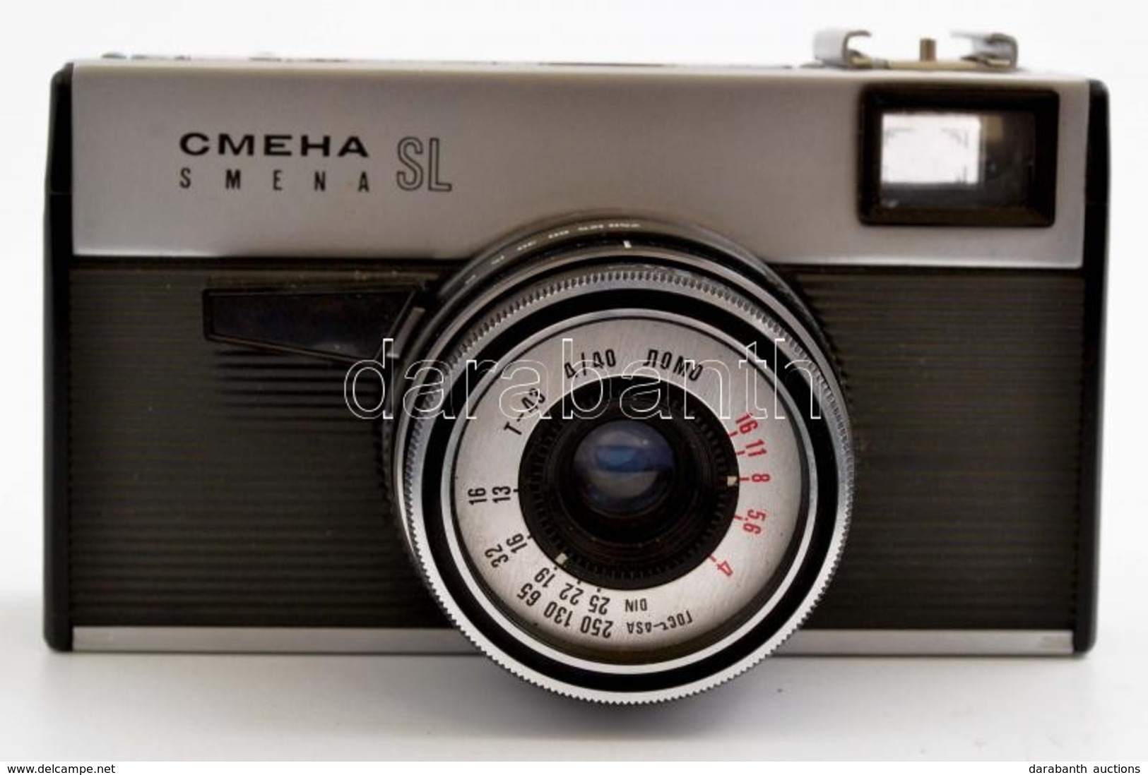 Smena SL Fényképezőgép Lomo T-43 4/40 Objektívvel, Leírással, Saját Tokjával, Jó állapotban - Fototoestellen