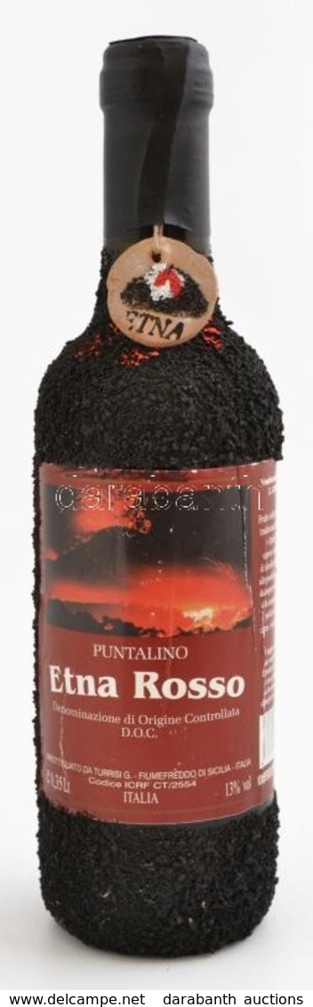2006 Puntalino Etna Rosso D.O.C., Darált Vulkáni Kőzettel Bevont üvegben, Védjeggyel, 0.35 L. - Andere & Zonder Classificatie