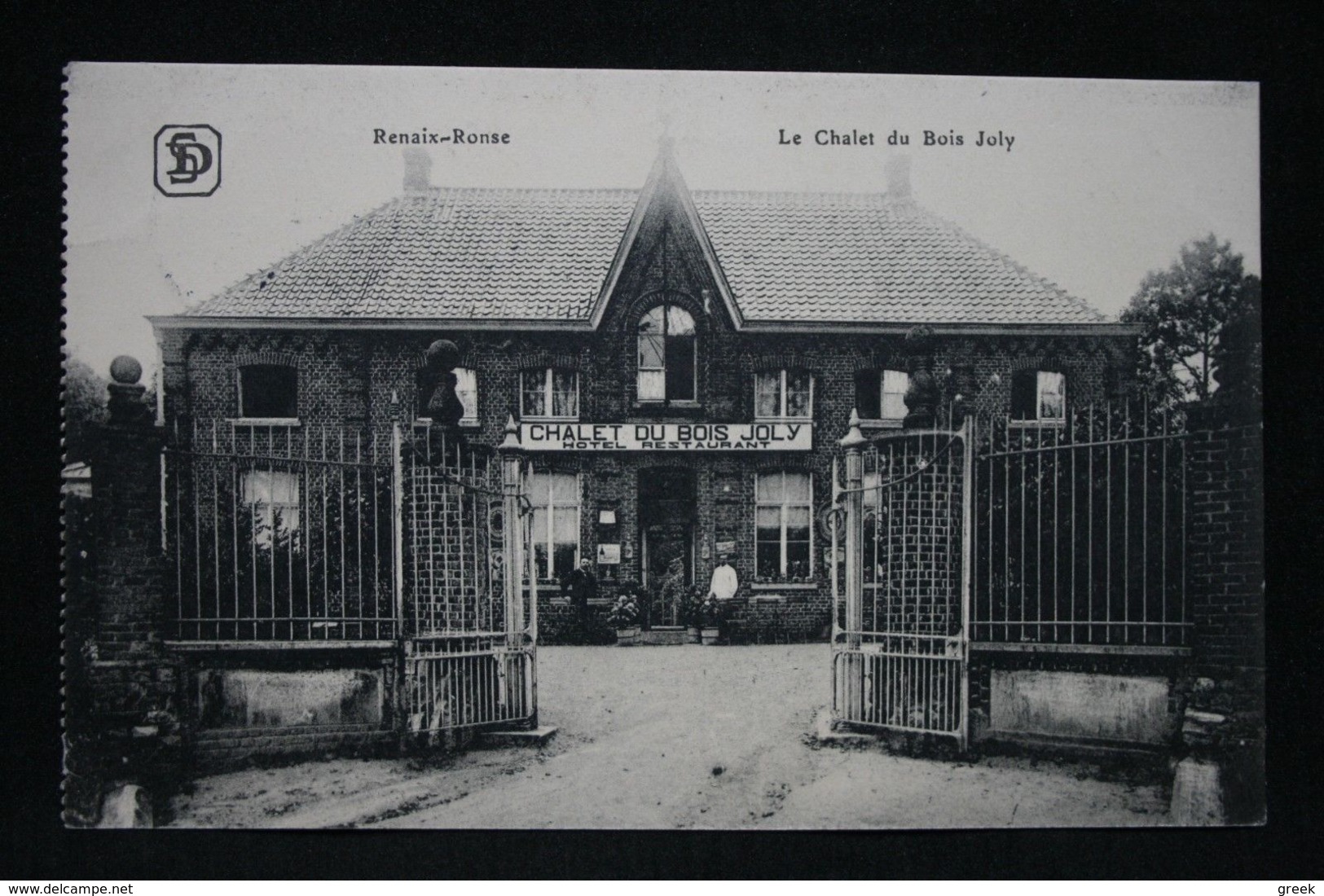 FELDPOST / Ronse - Renaix - Le Chalet Du Bois Joly -> Beschreven 1916 - Renaix - Ronse