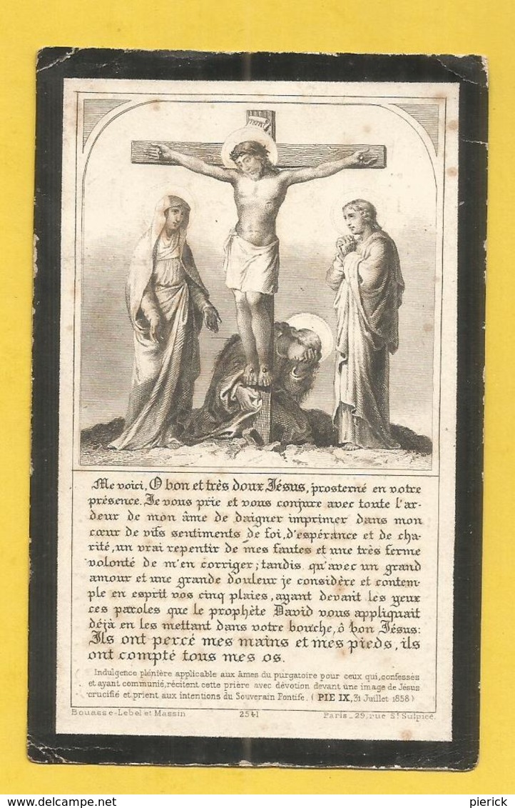 CARTE MEMOIRE MORTUAIRE GENEALOGIE FAIRE PART DECES  ARCHEN UCKANGE MOSELLE 1850 1902 - Décès