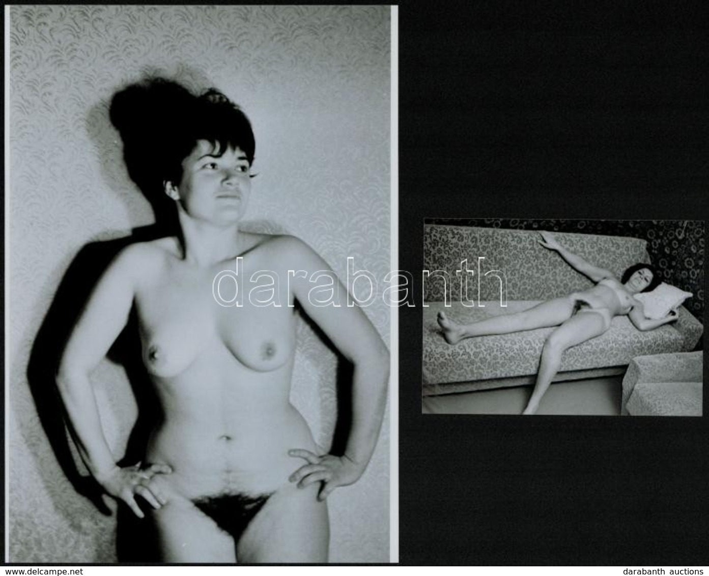 Cca 1983 Pasi Csali, Szolidan Erotikus Felvételek, 13 Db Vintage Negatív + 2 Db Mai Nagyítás, A Papírképek Nem A Tételbe - Andere & Zonder Classificatie