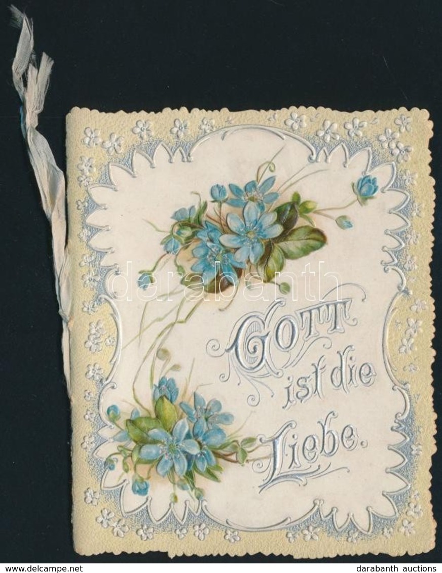 1901 Litografált, Dombornyomott Könyvecske. Gott Ist Die Liebe. / Embossed Litho Booklet. 12p. - Ohne Zuordnung