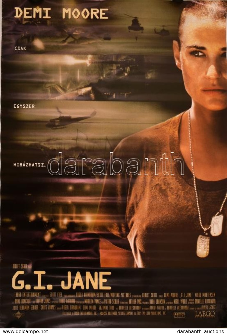 1997 G.I. Jane, Filmplakát,97x68 Cm - Andere & Zonder Classificatie
