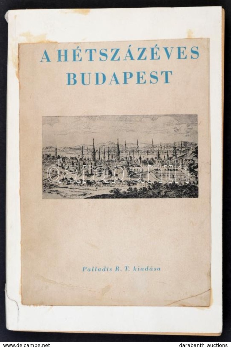 Dr. Gárdonyi Albert: A Hétszázéves Budapest. Bp., é.n. Palladis.  142p. Újrakötve. Képekkel. - Zonder Classificatie