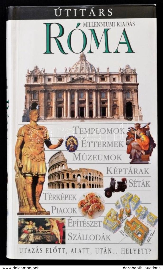 Róma. Útitárs. Bp.,2000, Panem-Grafo. Kiadói Papírkötés. - Zonder Classificatie