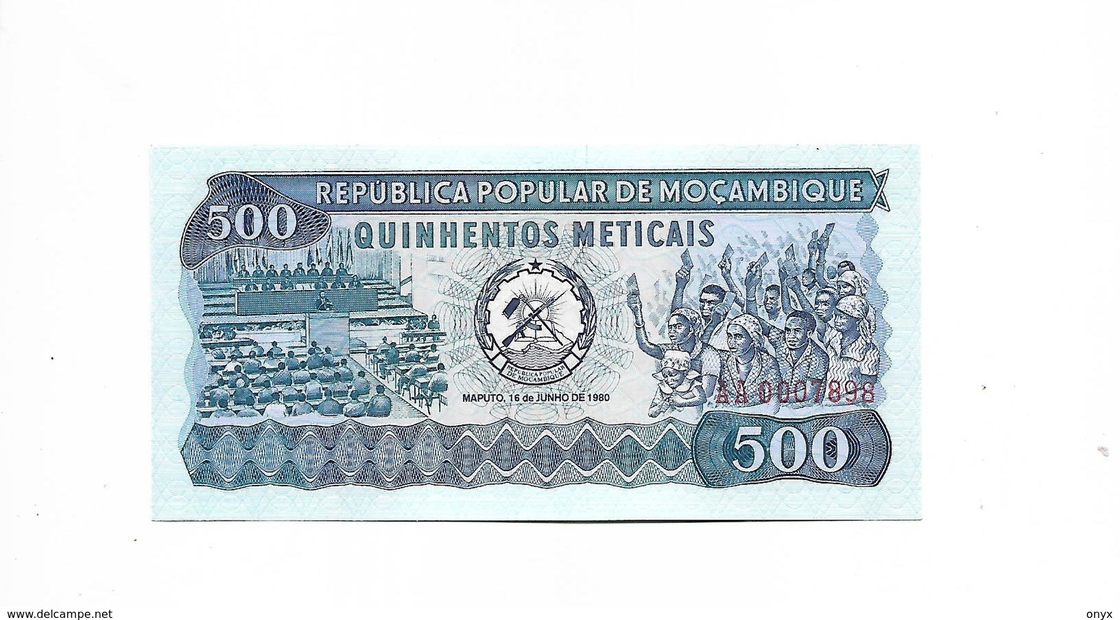 AFRIQUE / MOZAMBIQUE - 500 METICAIS 1980 - UNC - Mozambique