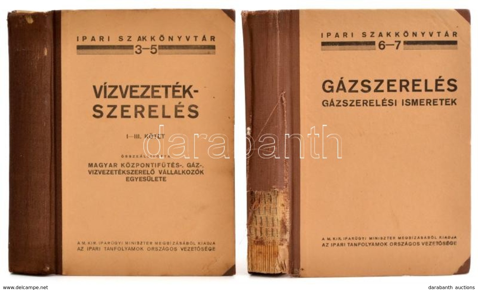 Ipari Szakkönyvár 2 Kötete: 
Vízvezetékszerelés I-III. Kötet. (Egy Kötetben.) Összeállította: Magyar Központifűtés-, Gáz - Zonder Classificatie