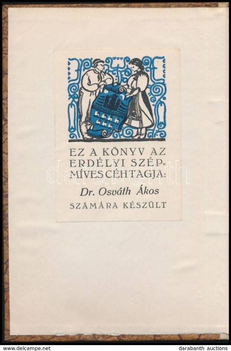 Tompa László: Hol Vagy, Ember? Versek. Cluj/Kolozsvár,1940, Erdélyi Szépmíves Céh,(Minerva-ny.), 92+4+IV P. Első, Számoz - Zonder Classificatie