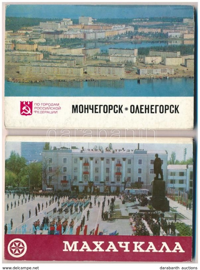 ** 4 Db MODERN Szovjet Képeslapfüzet összesen 58 Lappal: Odessza, Buhara, Mahacskala, Moncsegorszk / 4 Modern Soviet Pos - Non Classificati