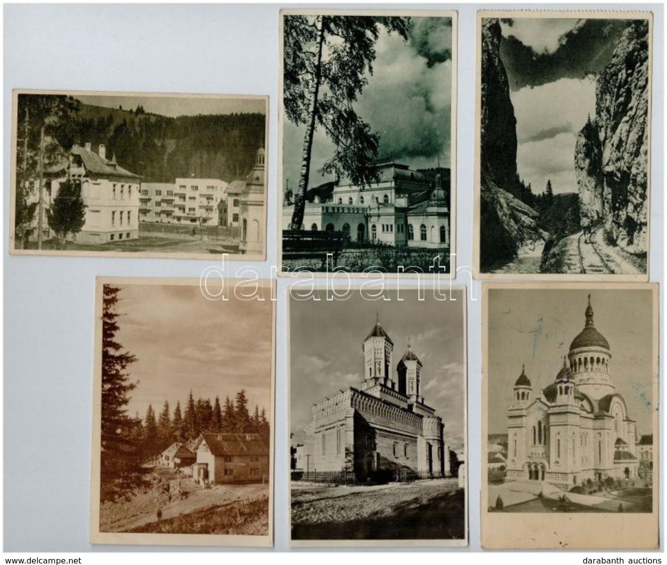 ** * 50 Db MODERN Román Városképes Lap Főleg Az 1950-es évekből / 50 Modern Romanian Town-view Postcards Mostly From The - Zonder Classificatie