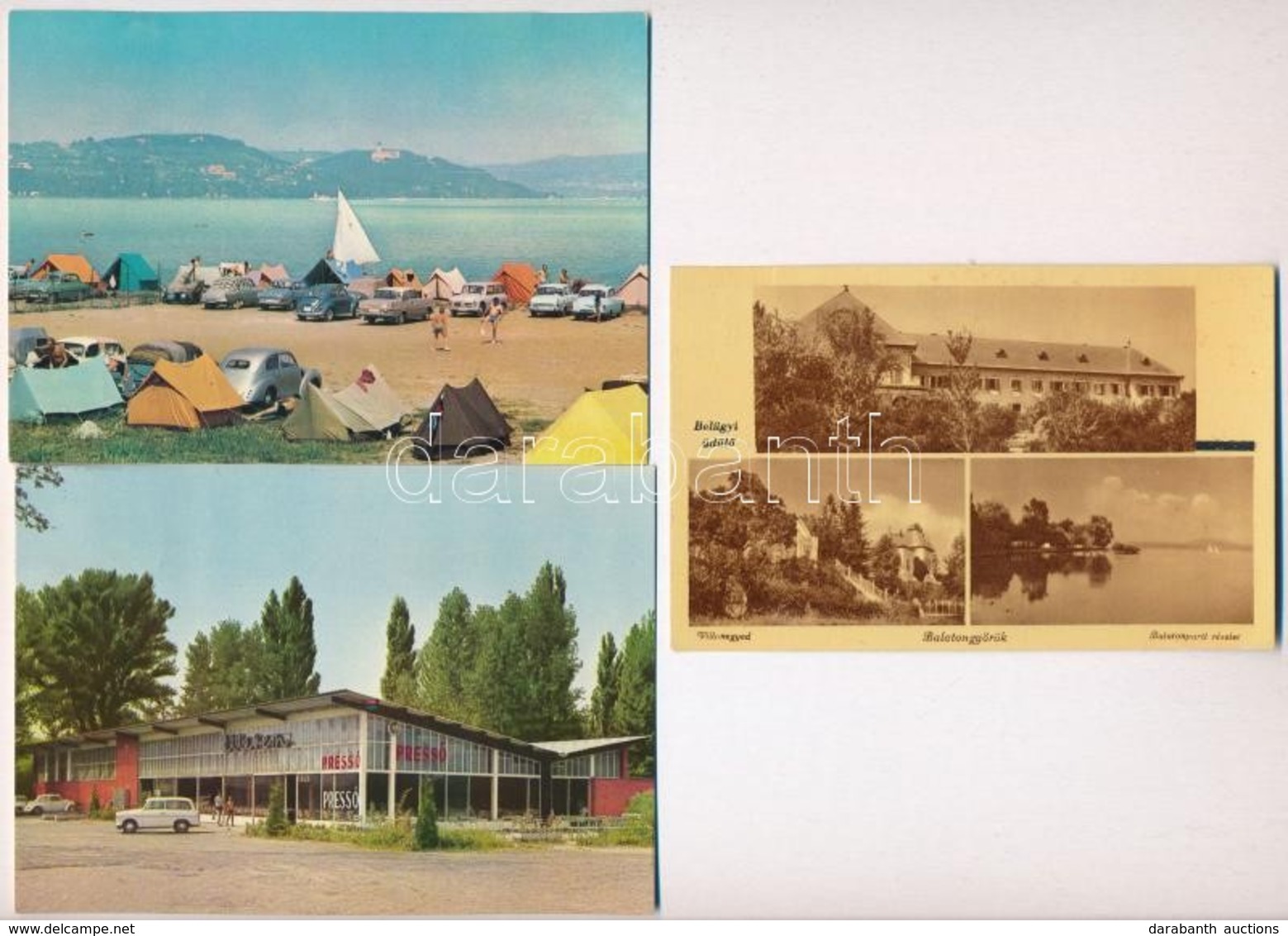 ** * Balaton és Környéke - 25 Db Vegyes Képeslap / 25 Mixed Postcards - Zonder Classificatie