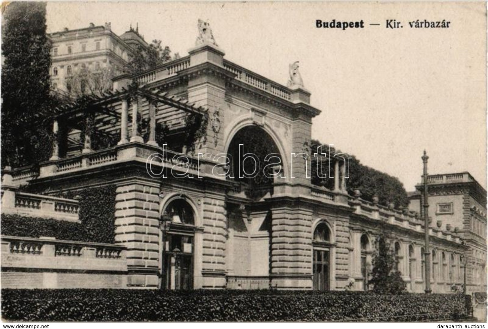 T2/T3 1917 Budapest I. Királyi Várbazár (EK) - Zonder Classificatie
