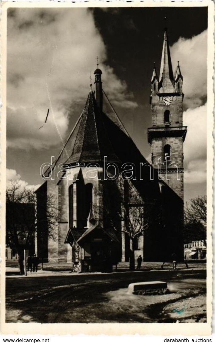 * T2 Beszterce, Bistritz, Bistrita; Evangélikus Templom / Evang. Kirche / Lutheran Church. Photo - Zonder Classificatie