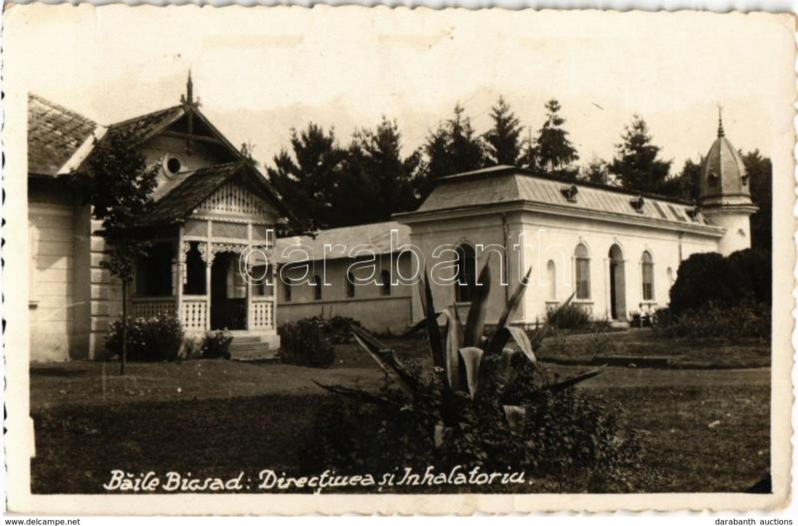 * T2/T3 Bikszád-fürdő, Baile Bixad; Directiuea Si Inhalatoriu / Fürdő Igazgatósági Lak / Spa Directorate. Photo (EK) - Zonder Classificatie