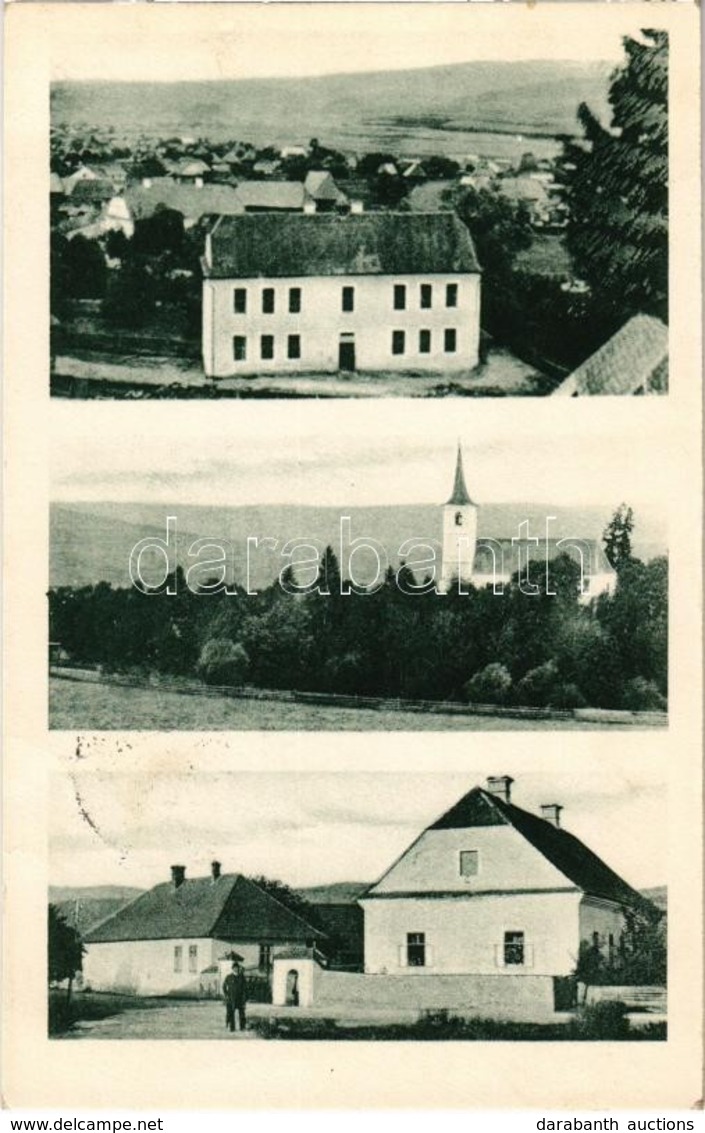 T2 Kászonaltíz, Kászon, Nagykászon, Plaiesii De Jos; Látkép, Templom, Utca / General View, Church, Street - Zonder Classificatie