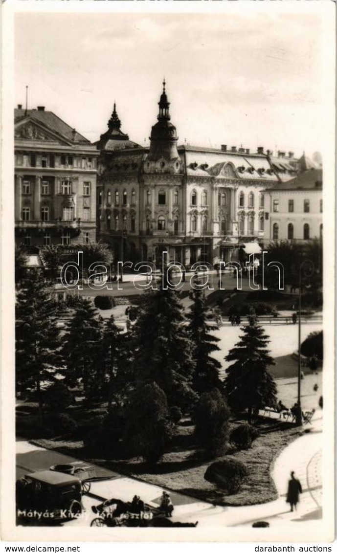 T2 1942 Kolozsvár, Cluj; Mátyás Király Tér, New York Szálloda, Rosemarie Mcdonald üzlete / Square, Hotel, Shops - Zonder Classificatie