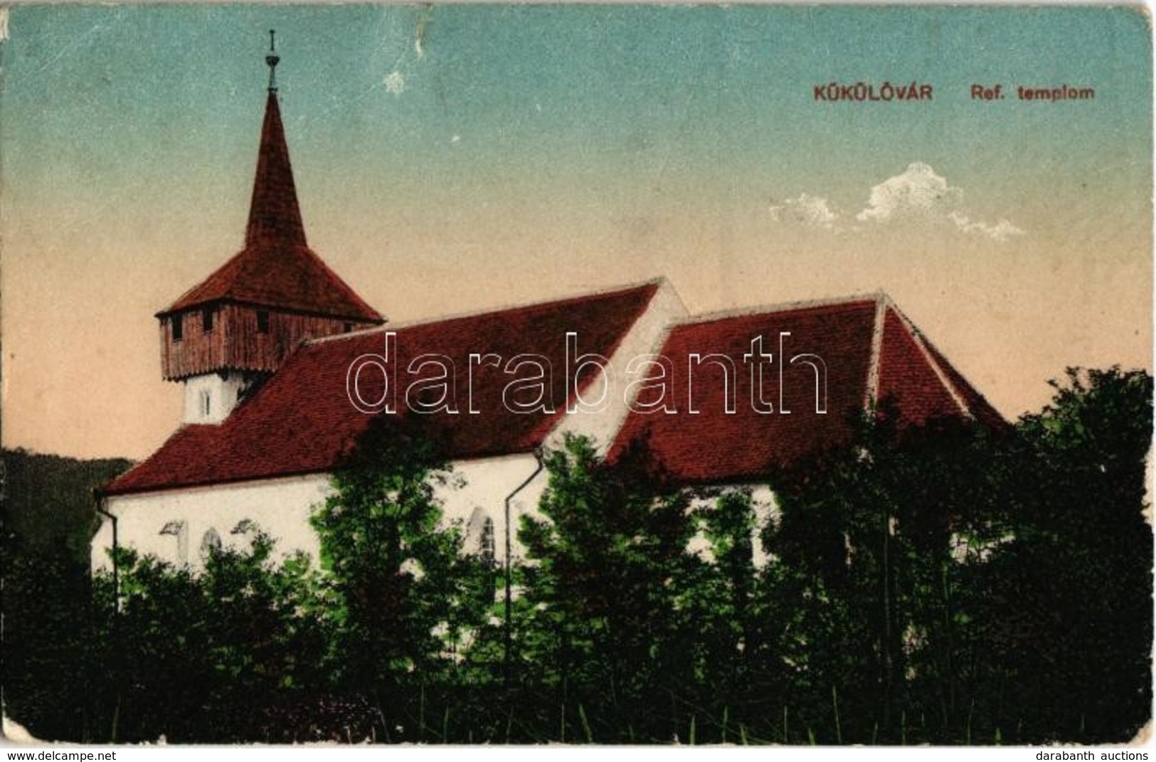 T3 Küküllővár, Cetatea De Balta; Református Templom. Kiadja A Fogyasztási Szövetkezet / Calvinist Church (kis Szakadás / - Zonder Classificatie