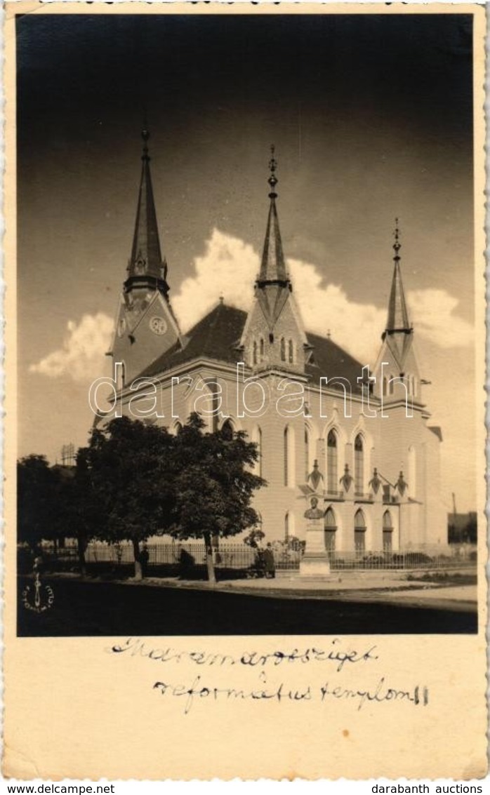 * T2/T3 Máramarossziget, Sighetu Marmatiei;  Református Templom / Calvinist Church. Fotofilm Cluj Photo (EK) - Zonder Classificatie