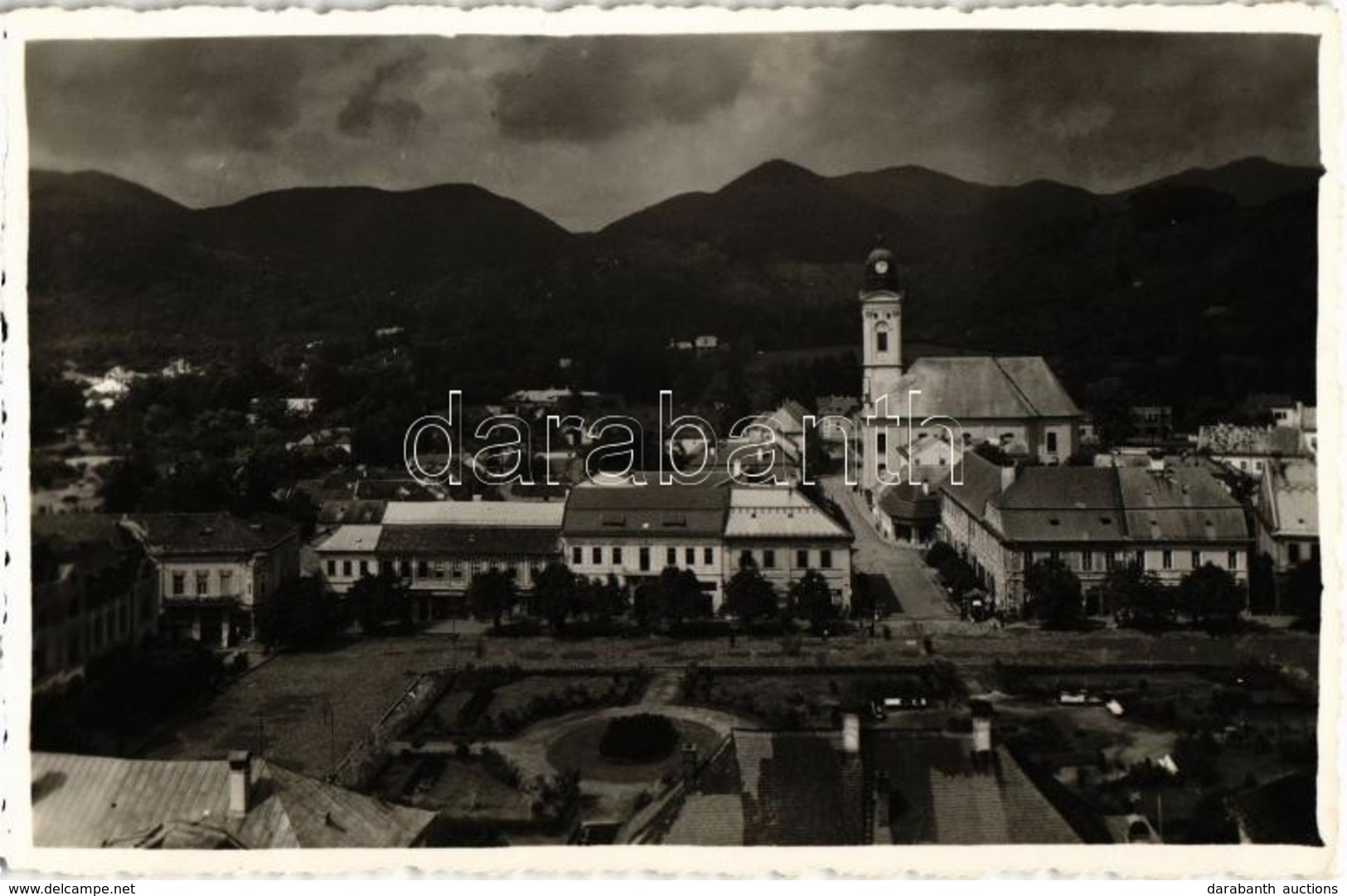 T2 Nagybánya, Baia Mare; Református Templom, üzletek / Calvinist Church, Shops - Zonder Classificatie