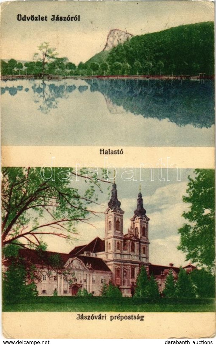 T2/T3 1915 Jászó, Jászóvár, Jasov; Halas-tó, Prépostság / Lake, Church (EK) - Zonder Classificatie