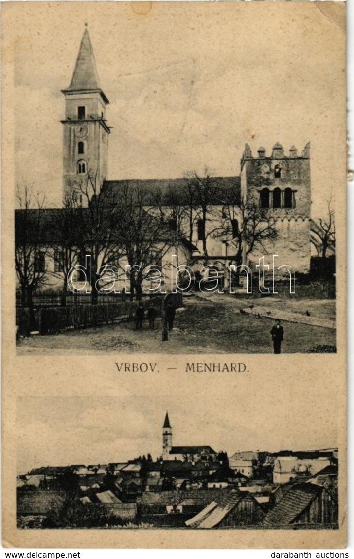T2/T3 Ménhárd, Vrbov; Római Katolikus Templom és Iskola / Church And School  (EK) - Zonder Classificatie