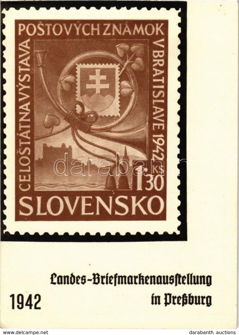 ** T2 1942 Pozsony, Pressburg, Bratislava; Országos Bélyegkiállítás / Landes Briefmarkenausstellung / Stamp Exhibition - Zonder Classificatie