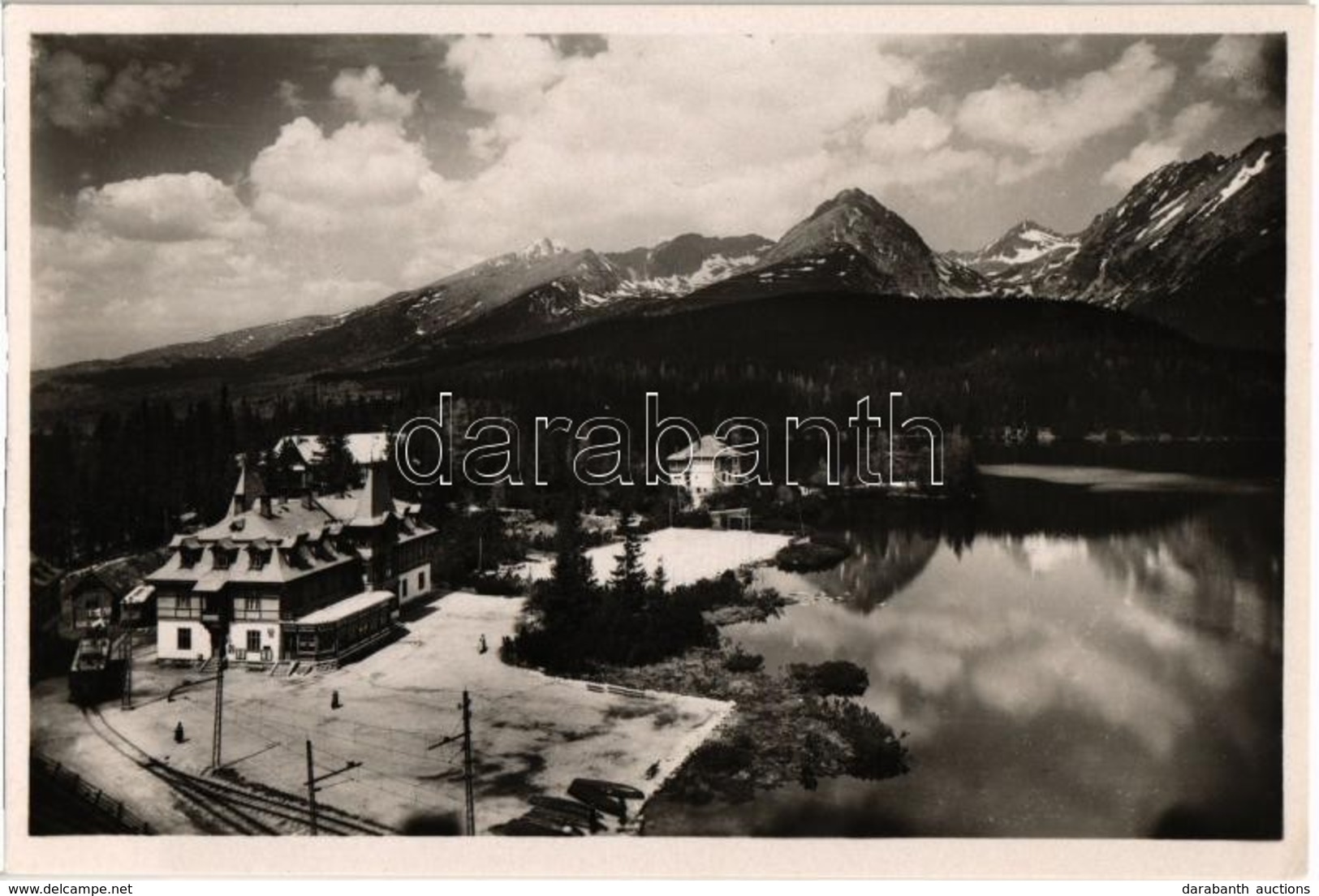 ** T2 Tátra, Magas Tátra, Vysoké Tatry; Strbské Pleso / Fogaskerekű Vasút állomása A Csorba Tónál / Funicular Railway St - Zonder Classificatie