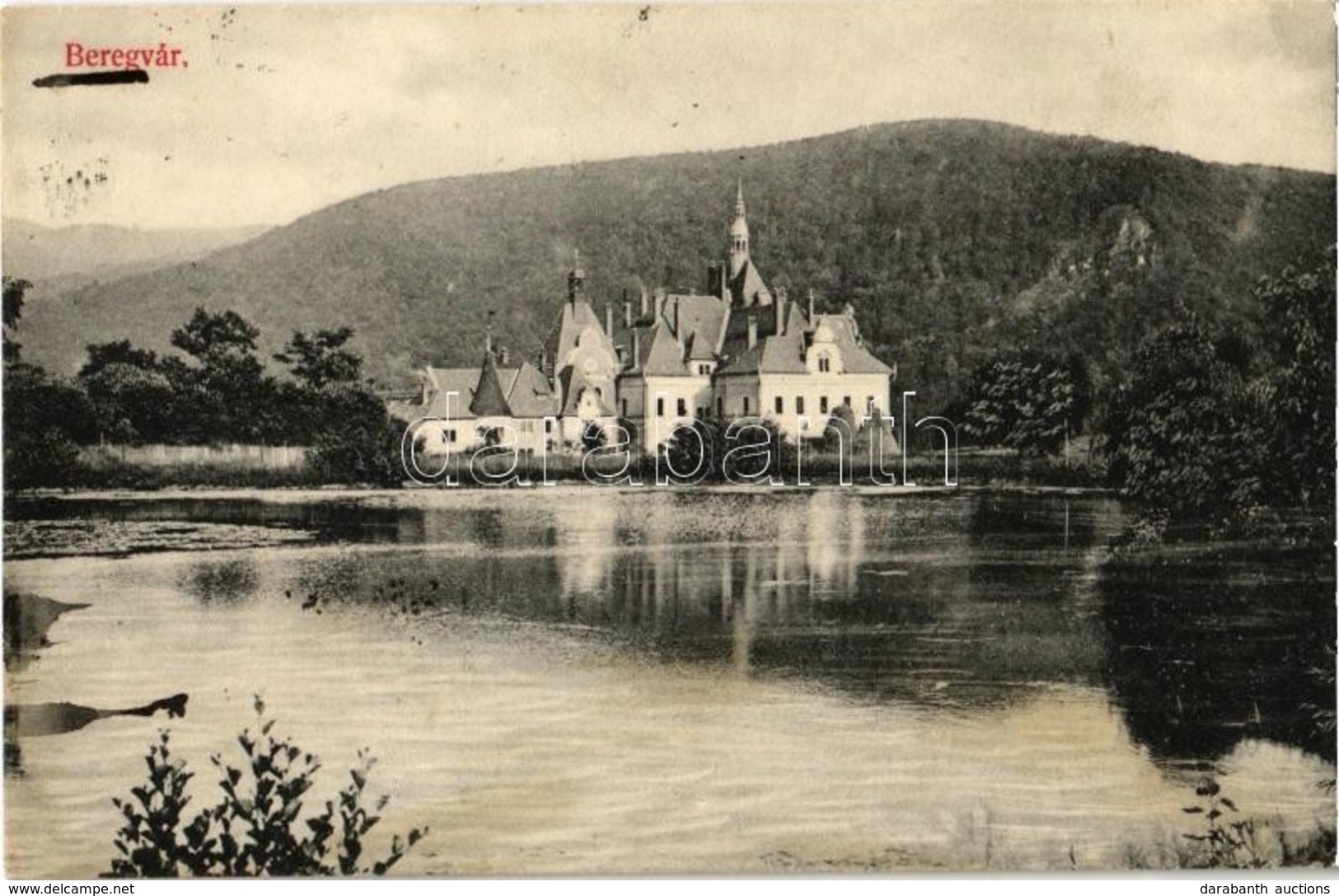 T2 1908 Beregvár, Karpaty (Munkács); Gróf Schönborn Kastély / Castle - Zonder Classificatie