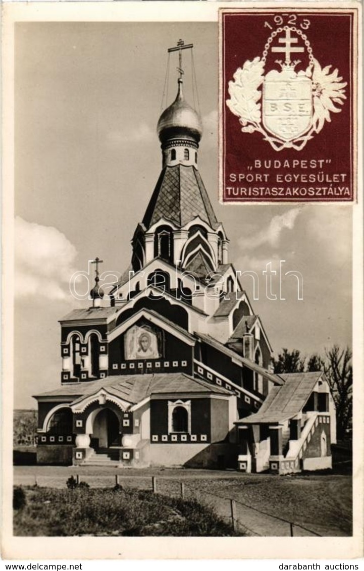 T2 Ungvár, Uzshorod, Uzhorod;  Görögkeleti Ortodox Templom / Greek Orthodox Church + 'Budapest' Sport Egyesület (BSE) Tu - Zonder Classificatie