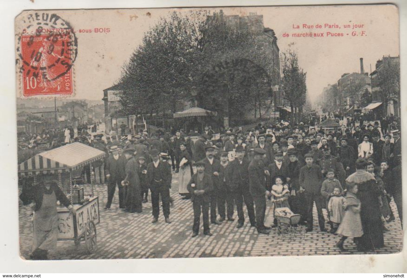 MONTREUIL - Rue De Paris - Le Marché Aux Puces - Montreuil