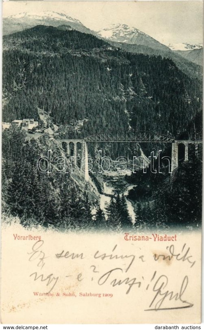 T2 1900 Vorarlberg, Trisana Viaduct Of The Arlbergbahn - Zonder Classificatie